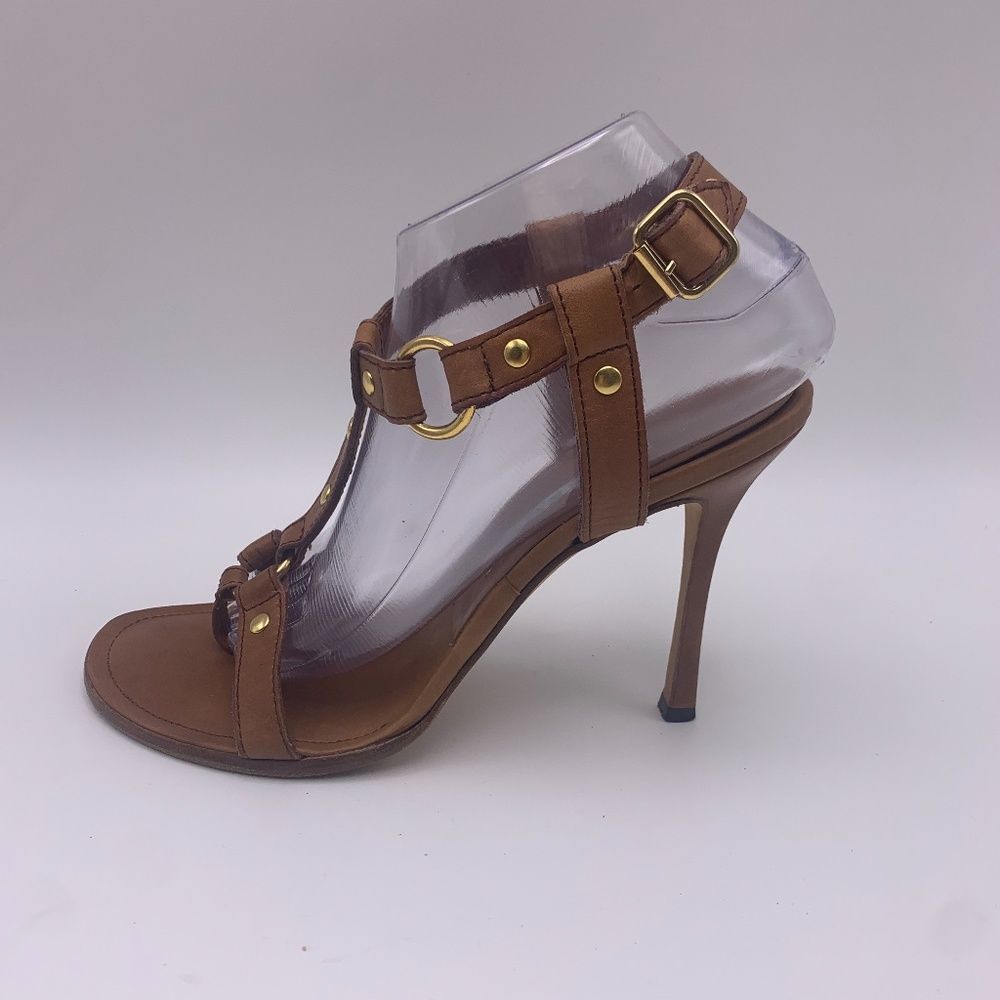 Manolo Blahnik Sandals Shoes Leather Italy